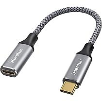 Amazon.co.jp: CLEEFUN USB C 延長ケーブル 短い/0.3m USB 3.1 Gen2